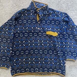 Patagonia XL Synchilla Pullover Geometric Print